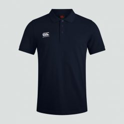 Polo Canterbury Waimak. Niebieskie koszulki polo sportowe CANTERBURY, m, bez wzorów, bez kołnierzyka, bez ramiączek. Za 244.50 zł.