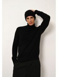 Just Cashmere Kaszmirowy golf "Connor" w kolorze czarnym rozmiar: L. Czarne golfy Just Cashmere, l, bez wzorów, z kaszmiru, bez ramiączek. Za 543.90 zł.