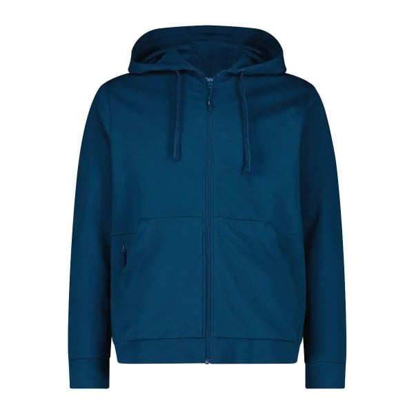 Bluza z kapturem CMP Luca. Niebieskie bluzy z kapturem CMP, xl, bez wzorów, z bawełny, z kapturem. Za 253.00 zł.