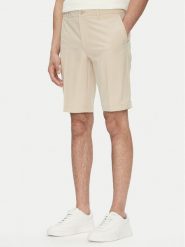 BOSS Szorty materiałowe S_Commuter_10.5 inch 50540337 Beżowy Slim Fit. Brązowe szorty Boss, m, bez wzorów, z materiału. Za 469.99 zł.