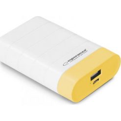 Powerbank Esperanza Graviton 4800mAh Biało-żółty (EMP110WY). Białe powerbanki Esperanza. Za 20.99 zł.