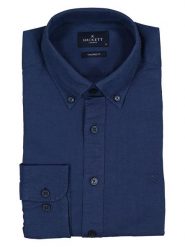 Hackett London Koszula - Tailored fit - w kolorze granatowym rozmiar: M. Niebieskie koszule Hackett London, m, bez wzorów, bez kołnierzyka, bez ramiączek. Za 260.99 zł.