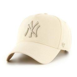 Brand `47 czapka z daszkiem New York Yankees beżowa. Brązowe czapki z daszkiem 47 Brand, bez wzorów, z bawełny. Za 179.00 zł.