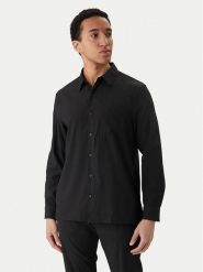 Calvin Klein Koszula LV04LF108G Czarny Classic Fit. Czarne koszule CALVIN KLEIN, m, bez wzorów, z syntetyku, bez kołnierzyka, bez ramiączek. Za 449.99 zł.