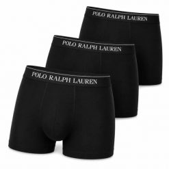 Bokserki męskie Polo Ralph Lauren 3-pak komplet czarne bawełniane. Czarne bokserki RALPH LAUREN, m, bez wzorów, z bawełny. Za 129.00 zł.