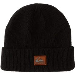 Czapka dla dorosłych Beanie. Czarne czapki zimowe Quiksilver, bez wzorów. Za 119.99 zł.