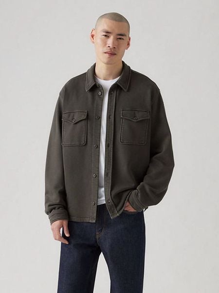 Levi's Kurtka koszulowa w kolorze czarnym rozmiar: XL. Czarne kurtki Levi's®, s, bez wzorów, z bawełny, bez kaptura. Za 215.77 zł.