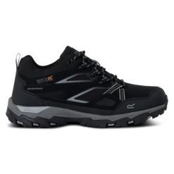 Buty trekkingowe męskie Holcombe 3 niskie. Niebieskie buty trekkingowe Regatta, bez wzorów, z syntetyku, bez zapięcia, trekkingowe. Za 239.99 zł.
