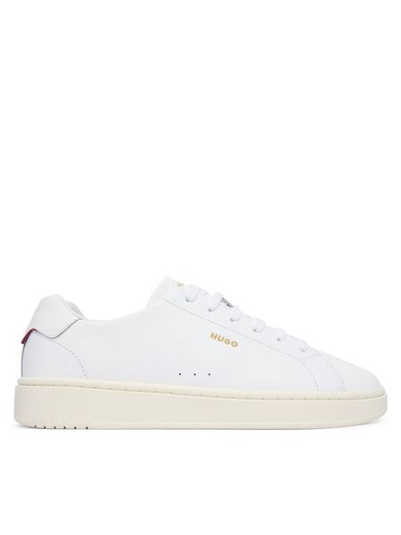 HUGO Sneakersy Neston 50569002 Biały. Białe buty sportowe casual Hugo, bez wzorów, ze skóry, bez zapięcia. Za 799.99 zł.
