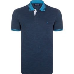 Koszulka polo w kolorze granatowym. Niebieskie koszulki polo Giorgio Di Mare, m, bez wzorów, z bawełny, bez kołnierzyka, bez ramiączek. W wyprzedaży za 87.95 zł.