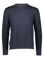 Pepe Jeans Sweter w kolorze granatowym rozmiar: L. Niebieskie swetry nierozpinane Pepe Jeans, l, bez wzorów, z bawełny, bez kołnierzyka, bez ramiączek. Za 184.46 zł.