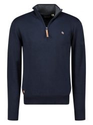 Geographical Norway Sweter "Fregate" w kolorze granatowym rozmiar: S. Niebieskie swetry nierozpinane Geographical Norway, s, bez wzorów, bez kołnierzyka, bez ramiączek. Za 123.45 zł.
