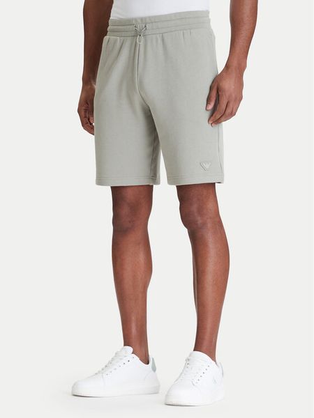 Emporio Armani Underwear Szorty sportowe EM000495 AF19060 U8046 Beżowy Regular Fit. Brązowe krótkie spodenki sportowe Emporio Armani Underwear, l, bez wzorów, z bawełny. Za 409.99 zł.