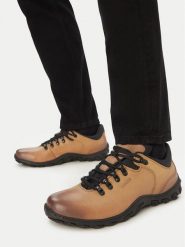 Lasocki Półbuty CEO-MESSI-06 MI25 Brązowy. Brązowe eleganckie półbuty Lasocki, bez wzorów, z nubiku, bez obcasa, bez zapięcia. Za 249.99 zł.