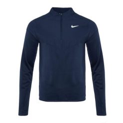 Bluza do biegania męska Nike Sphere Element Therma-FIT 1/2 Zip. Niebieskie bluzy Nike, m, bez wzorów, bez kaptura. Za 439.99 zł.