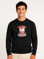 WOOOP Bluza w kolorze czarnym rozmiar: XXL. Czarne bluzy Wooop, xxl, bez wzorów, z bawełny, bez kaptura. Za 100.99 zł.