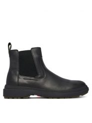 Tommy Hilfiger Sztyblety Hilfiger Outdoor Warm Lth Chel FM0FM05958 Czarny. Czarne botki sznurowane Tommy Hilfiger, bez wzorów, ze skóry, bez obcasa, bez zapięcia. Za 699.99 zł.