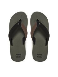 Billabong Japonki MFOT1BAD Czarny. Czarne japonki Billabong, bez wzorów, ze skóry. Za 139.99 zł.