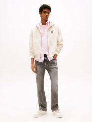 TOMMY JEANS Bluza w kolorze beżowym rozmiar: S. Brązowe bluzy Tommy Jeans, s, bez wzorów, z bawełny, bez kaptura. Za 392.52 zł.