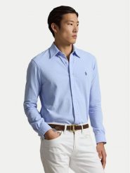 Polo Ralph Lauren Koszula 710654408505 Niebieski jasny Regular Fit. Niebieskie koszule Polo Ralph Lauren, m, bez wzorów, z bawełny, bez kołnierzyka, bez ramiączek. Za 639.99 zł.