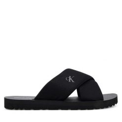Klapki Calvin Klein Jeans. Czarne klapki Calvin Klein Jeans, z jeansu. Za 149.99 zł.