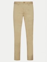 Tommy Hilfiger Chinosy Core Denton MW0MW28884 Beżowy Straight Fit. Brązowe eleganckie spodnie Tommy Hilfiger, m, z bawełny. Za 359.99 zł.