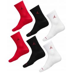 Skarpety Jordan Everyday Cushioned Crew 6 par. Brązowe skarpety Jordan, bez wzorów. Za 130.00 zł.