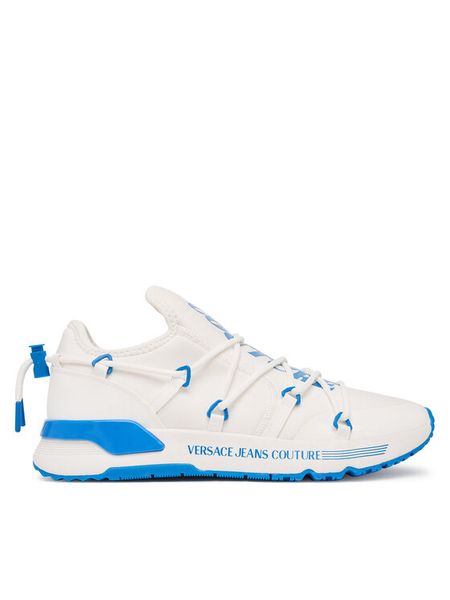 Versace Jeans Couture Sneakersy 80YA3SA6 Biały. Białe buty sportowe casual Versace Jeans Couture, bez wzorów, z jeansu, bez zapięcia. Za 769.99 zł.