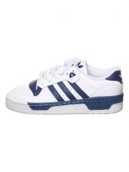 Adidas Buty "RIVALRY" w kolorze biało-granatowym do biegania rozmiar: 46. Białe buty do biegania Adidas, bez wzorów, do biegania. Za 154.79 zł.