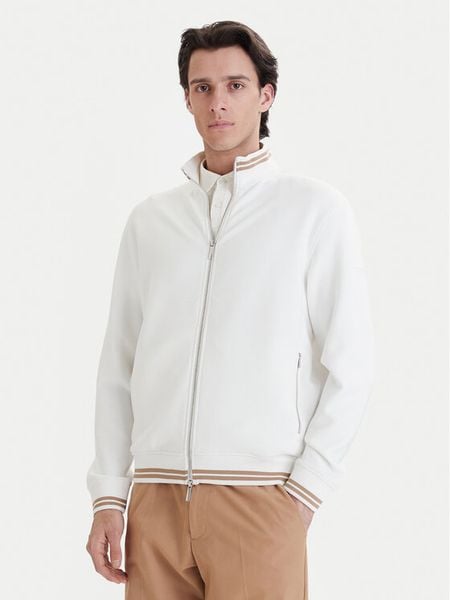 Bugatti Bluza 8750-75080C Écru Regular Fit. Bluzy Bugatti, m, bez wzorów, z syntetyku, bez kaptura. Za 539.99 zł.