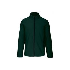 Kurtka Kariban Softshell. Zielone kurtki KARIBAN, m, bez wzorów, z elastanu, bez kaptura. Za 246.00 zł.
