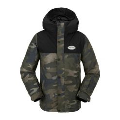Kurtka narciarska Volcom Stone.91 Ins. Zielone kurtki narciarskie i snowboardowe Volcom, m, bez wzorów, narciarskie. Za 723.50 zł.