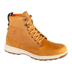 Buty Timberland Atwells Ave Wp Boot 1A43VN żółte. Żółte botki sznurowane na zimę, bez wzorów, z gumy, bez obcasa, bez zapięcia. Za 935.31 zł.