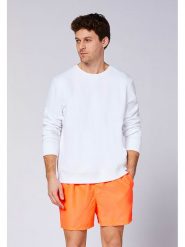 Chiemsee Bluza w kolorze białym rozmiar: M. Białe bluzy Chiemsee, m, bez wzorów, bez kaptura. Za 128.25 zł.