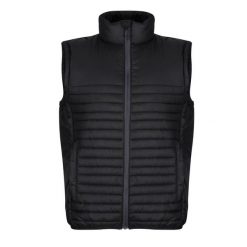 Męska Ocieplana Kamizelka Z Recyklingu Honestly Made. Czarne bluzy Regatta, l, bez wzorów, bez kaptura. Za 269.99 zł.