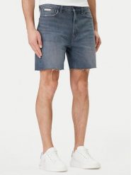 Calvin Klein Jeans Szorty jeansowe Classic LV04RF788G Szary Regular Fit. Szare szorty Calvin Klein Jeans, m, bez wzorów, z bawełny. Za 369.99 zł.