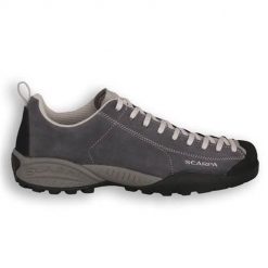 Buty trekkingowe męskie Scarpa 130 Mojito Iron Gray. Szare buty turystyczne Scarpa, bez wzorów, z materiału, bez zapięcia, trekkingowe. Za 919.99 zł.