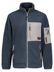 Sublevel Kurtka polarowa w kolorze granatowym rozmiar: XXL. Niebieskie kurtki Sublevel, xxl, bez wzorów, z materiału, bez kaptura. Za 122.38 zł.