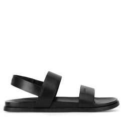 Sandały Badura. Czarne sandały Badura, bez zapięcia. Za 229.99 zł.