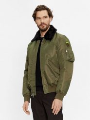 Blauer Kurtka bomber 23WBLUC02132 Zielony Regular Fit. Zielone kurtki Blauer, m, bez wzorów, z syntetyku, bez kaptura. Za 2,609.00 zł.