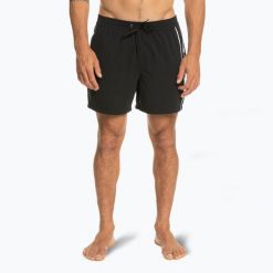 Szorty kąpielowe męskie Quiksilver Everyday Vert Volley 16". Czarne kąpielówki Quiksilver, m, bez wzorów. Za 109.99 zł.