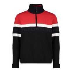 Pulower CMP. Czarne swetry nierozpinane CMP, bez wzorów, bez kołnierzyka, bez ramiączek. Za 389.30 zł.