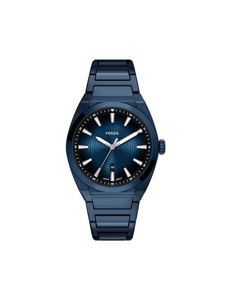 Fossil Zegarek Everett FS6169 Granatowy. Niebieskie, analogowe zegarki Fossil, ze stali. Za 979.99 zł.