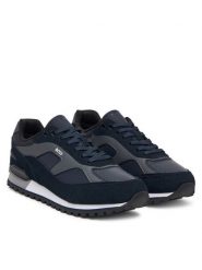 BOSS Sneakersy Parkour-L 50568929 Granatowy. Niebieskie buty sportowe casual Boss, bez wzorów, ze skóry, bez zapięcia. Za 849.99 zł.