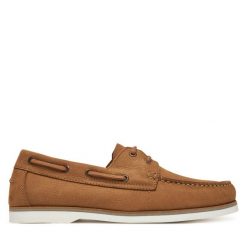 Półbuty Marc O'Polo. Brązowe eleganckie półbuty Marc O'Polo, bez wzorów, bez obcasa, bez zapięcia. Za 469.99 zł.