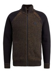 PME Legend Kardigan w kolorze ciemnobrązowym rozmiar: L. Brązowe swetry rozpinane PME Legend, l, bez wzorów, z bawełny, bez kołnierzyka, bez ramiączek. Za 351.38 zł.