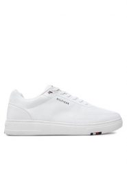 Tommy Hilfiger Sneakersy Modern Cup Knit Rwb FM0FM04942 Biały. Białe buty sportowe casual Tommy Hilfiger, bez wzorów, z materiału, bez zapięcia. Za 279.99 zł.