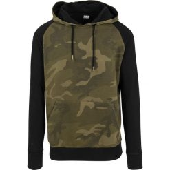 Bluza z kapturem Urban Classic contrat raglan. Brązowe bluzy z kapturem Urban Classics, m, bez wzorów, z kapturem. Za 169.80 zł.