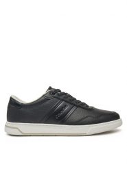 Calvin Klein Sneakersy Low Top Lace Up Logo HM0HM01653 Czarny. Czarne buty sportowe casual CALVIN KLEIN, bez wzorów, ze skóry, bez zapięcia. Za 329.99 zł.