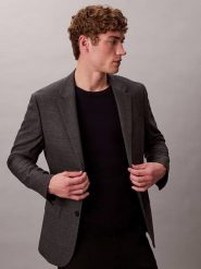 Calvin Klein Wełniany sweter w kolorze granatowym rozmiar: XXL. Niebieskie swetry nierozpinane CALVIN KLEIN, xxl, bez wzorów, z wełny, bez kołnierzyka, bez ramiączek. Za 293.95 zł.